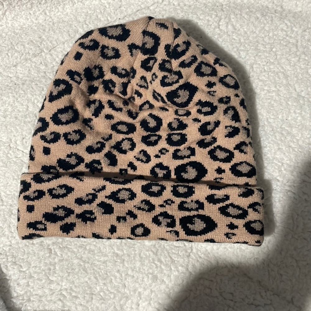 Cheetah Print Beanie